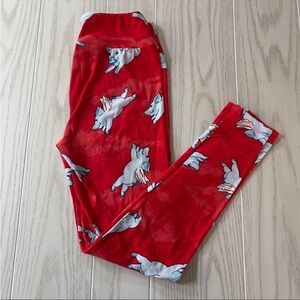 - Lularoe “when pigs fly” leggings 2/10